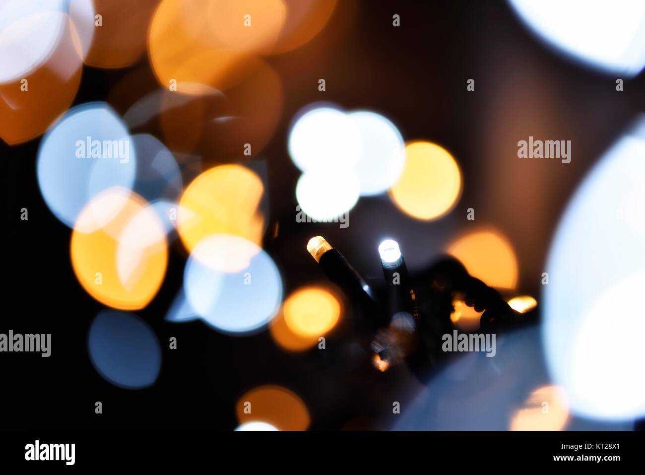 Christmas lights close up blurred Stock Photo Alamy