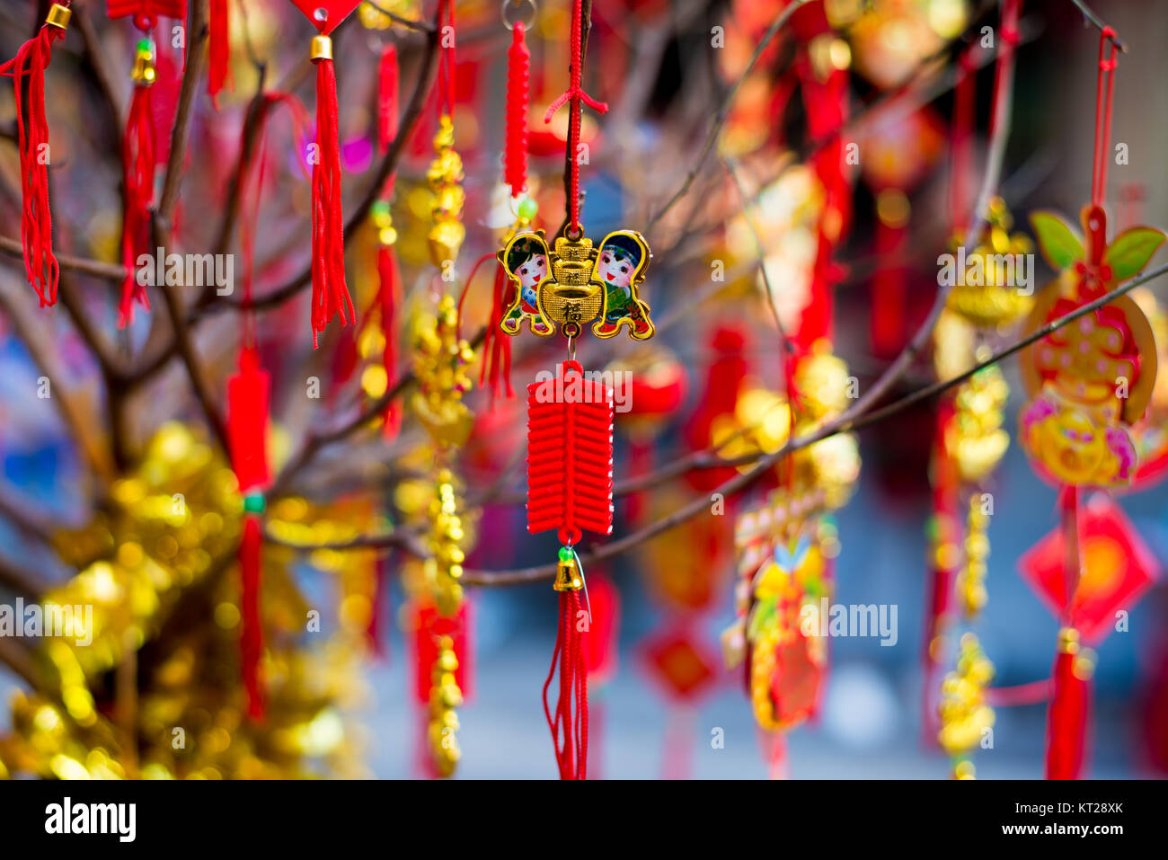 lunar new year decorations Stock Photo Alamy