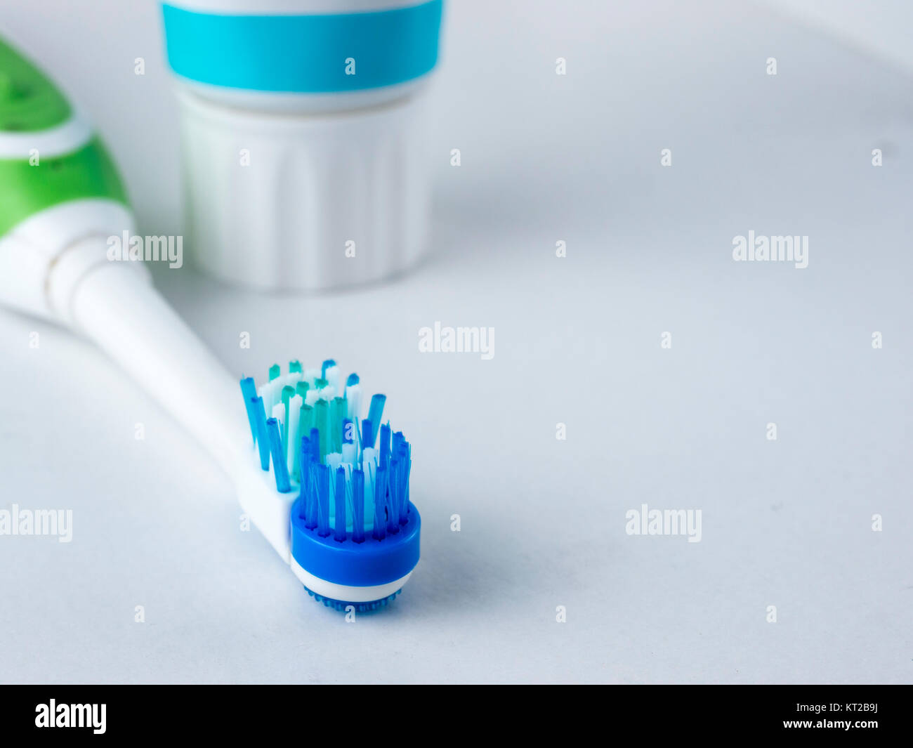 Electric toothbrush isolated on a white background Stock Photo - Alamy