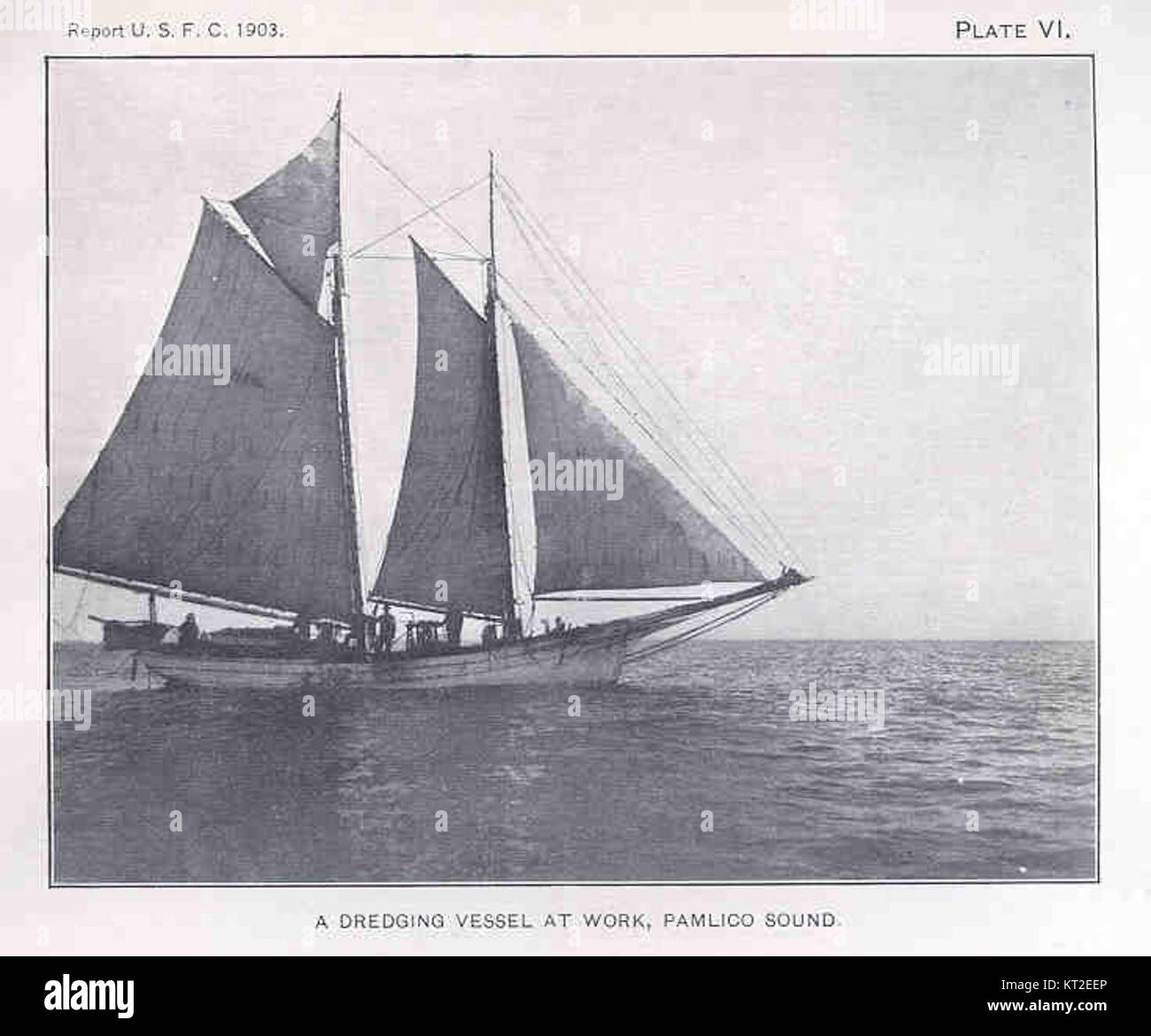 A dredging vessel, identified as 33751, is shown in operation. Dredging ...