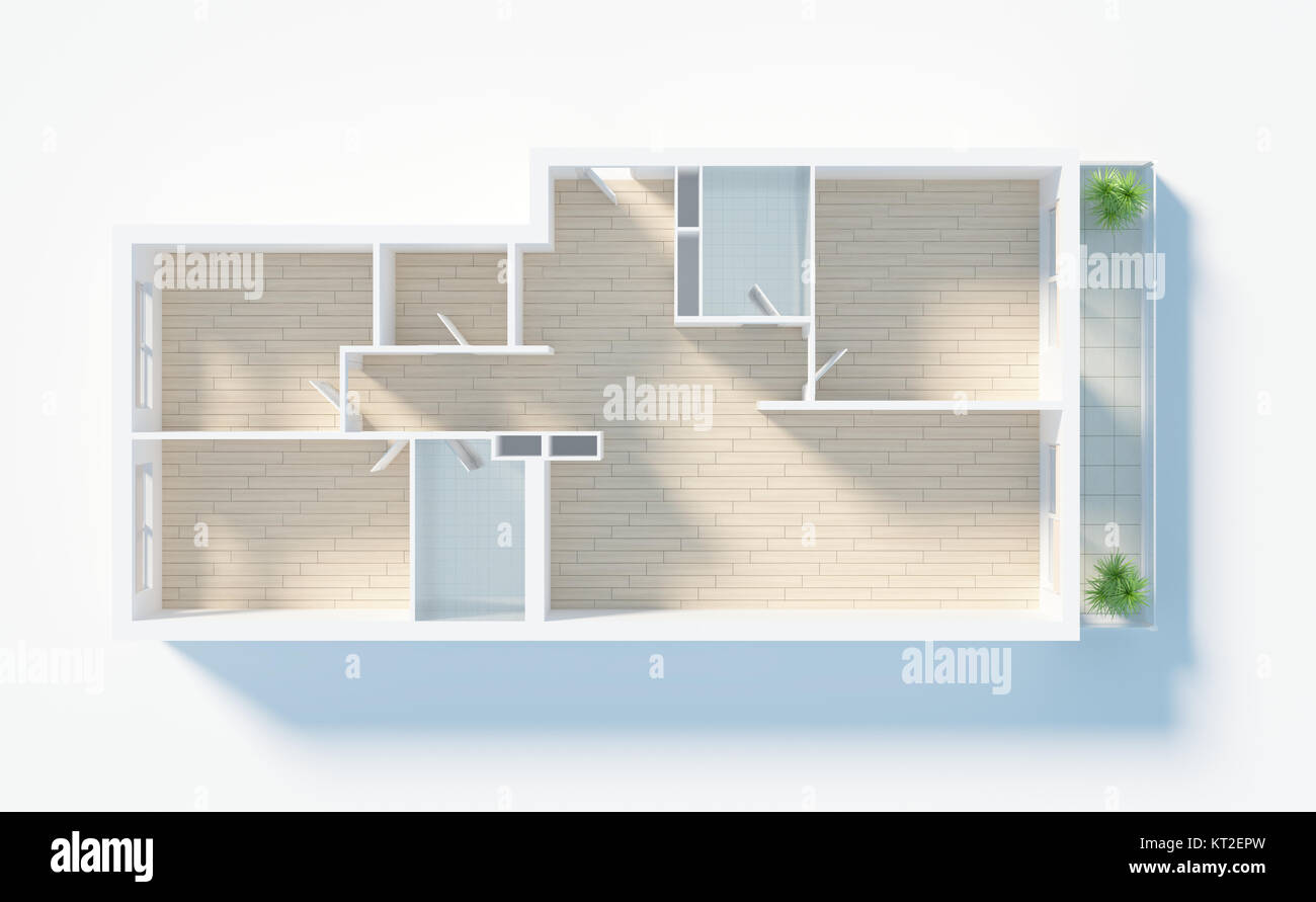 3d render home interior hi-res stock photography and images - Alamy