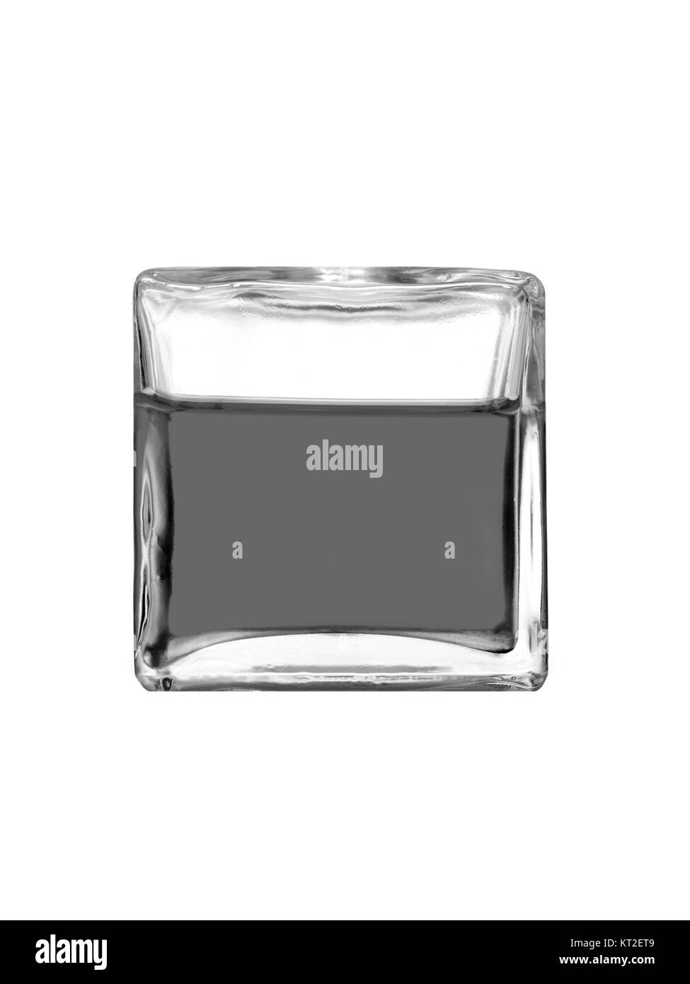 Glass blocks isolated against a white background Stock Photo Alamy