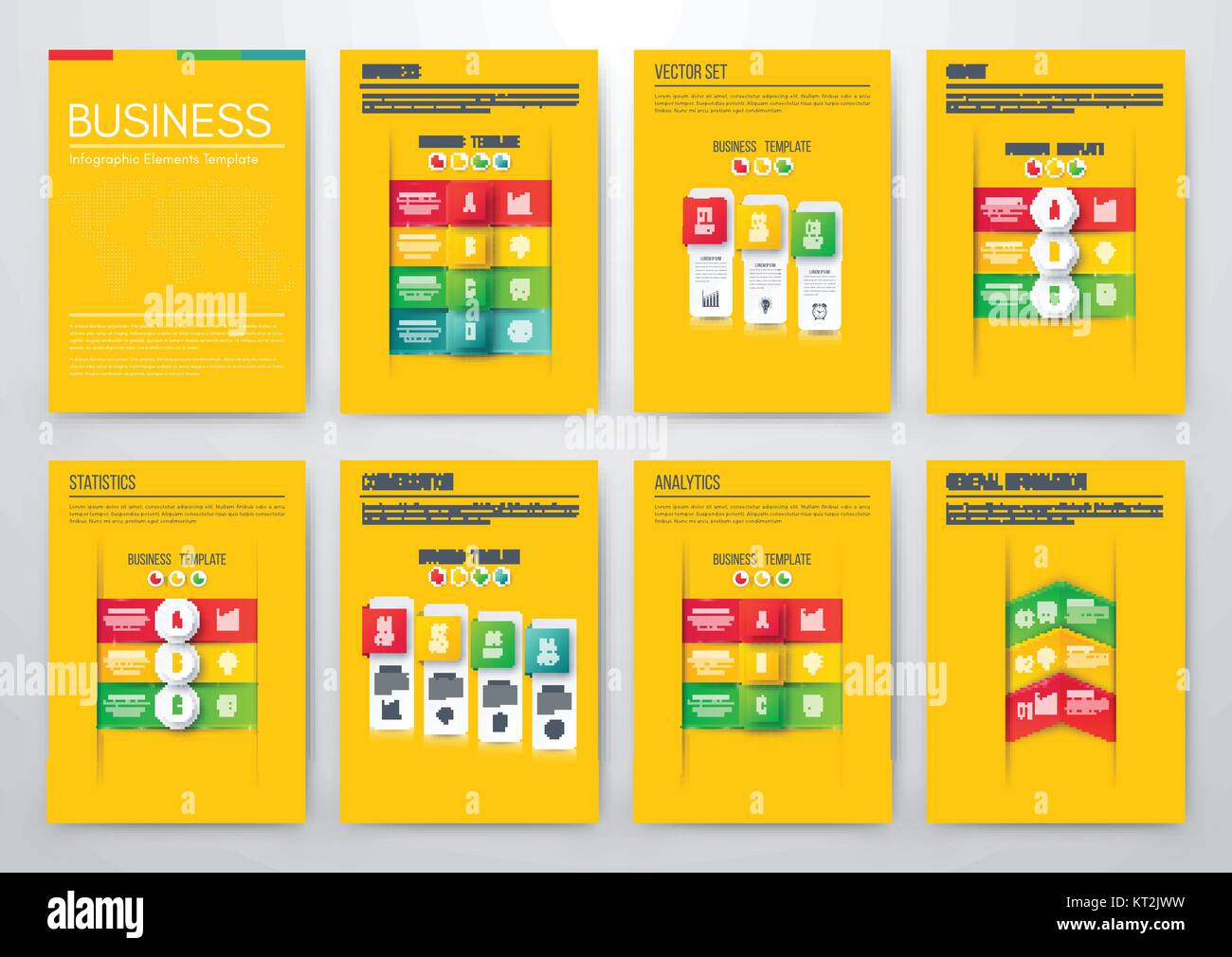 Color elements for infographics Stock Vector Image & Art - Alamy
