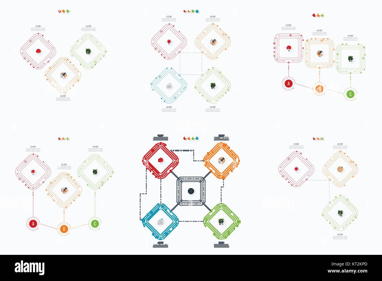 Set with infographics Stock Vector Image & Art - Alamy