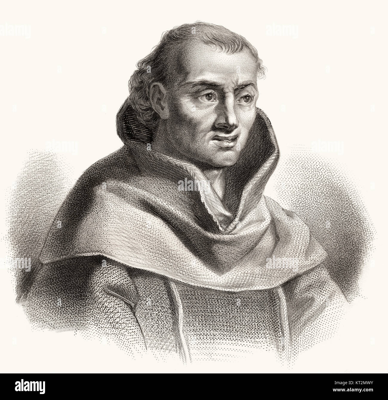Johann Tetzel, a German Catholic Dominican friar Stock Photo