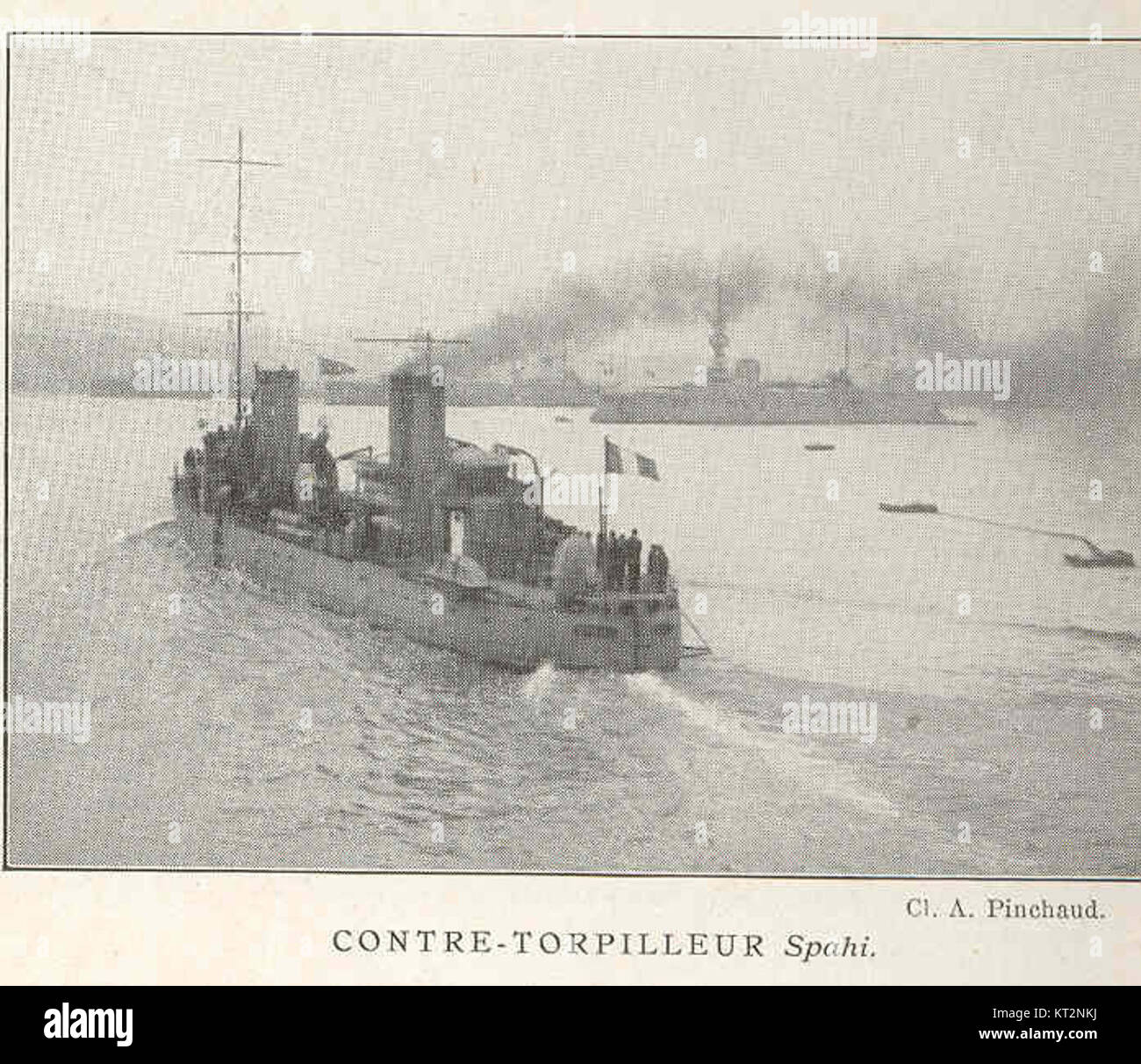 37149 ContreTorpilleur Spahi Stock Photo Alamy