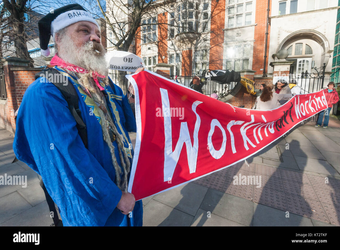 Working Isn T Working Banner At The Mental Health Resistance