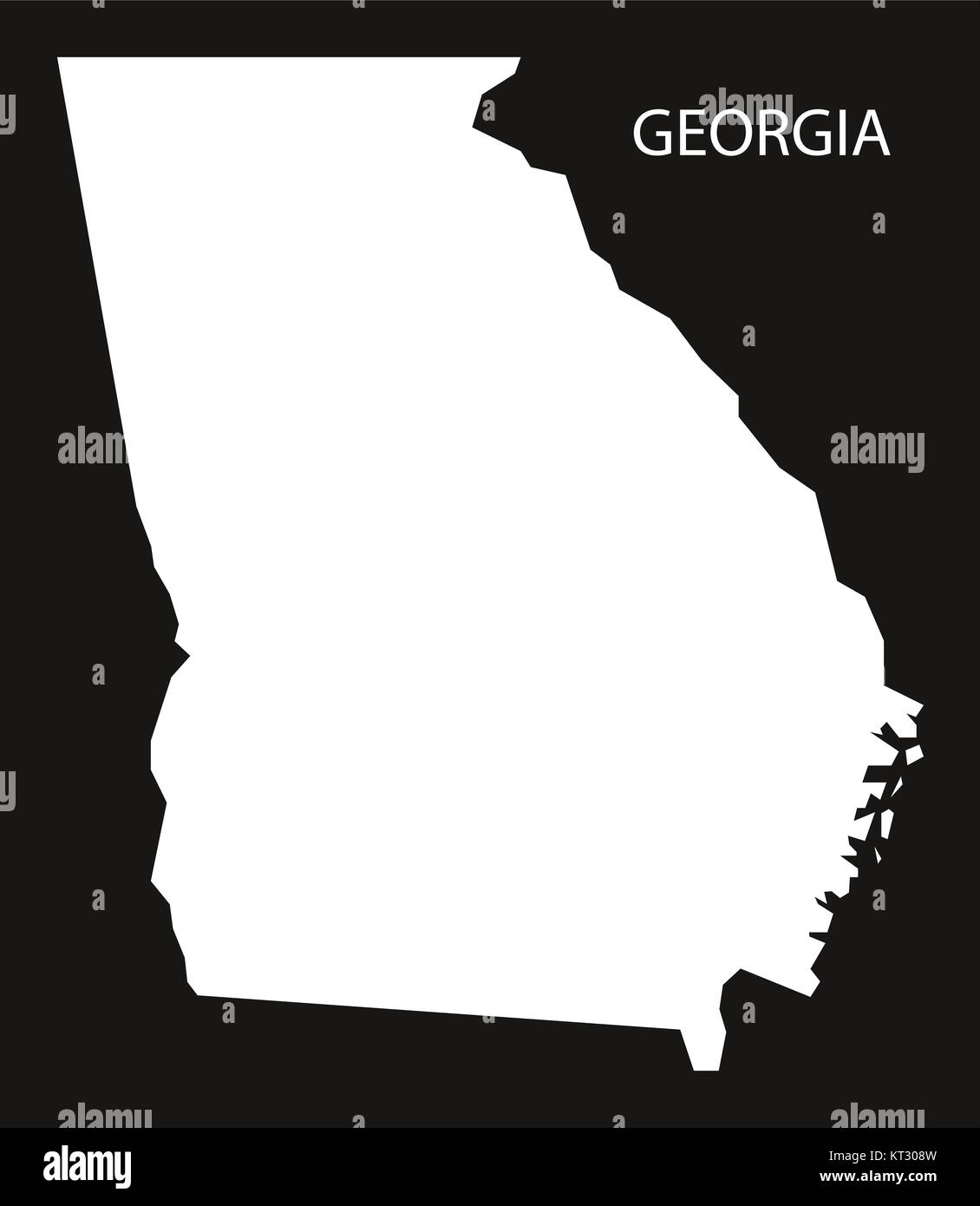 Map georgia regions simple hi-res stock photography and images - Alamy