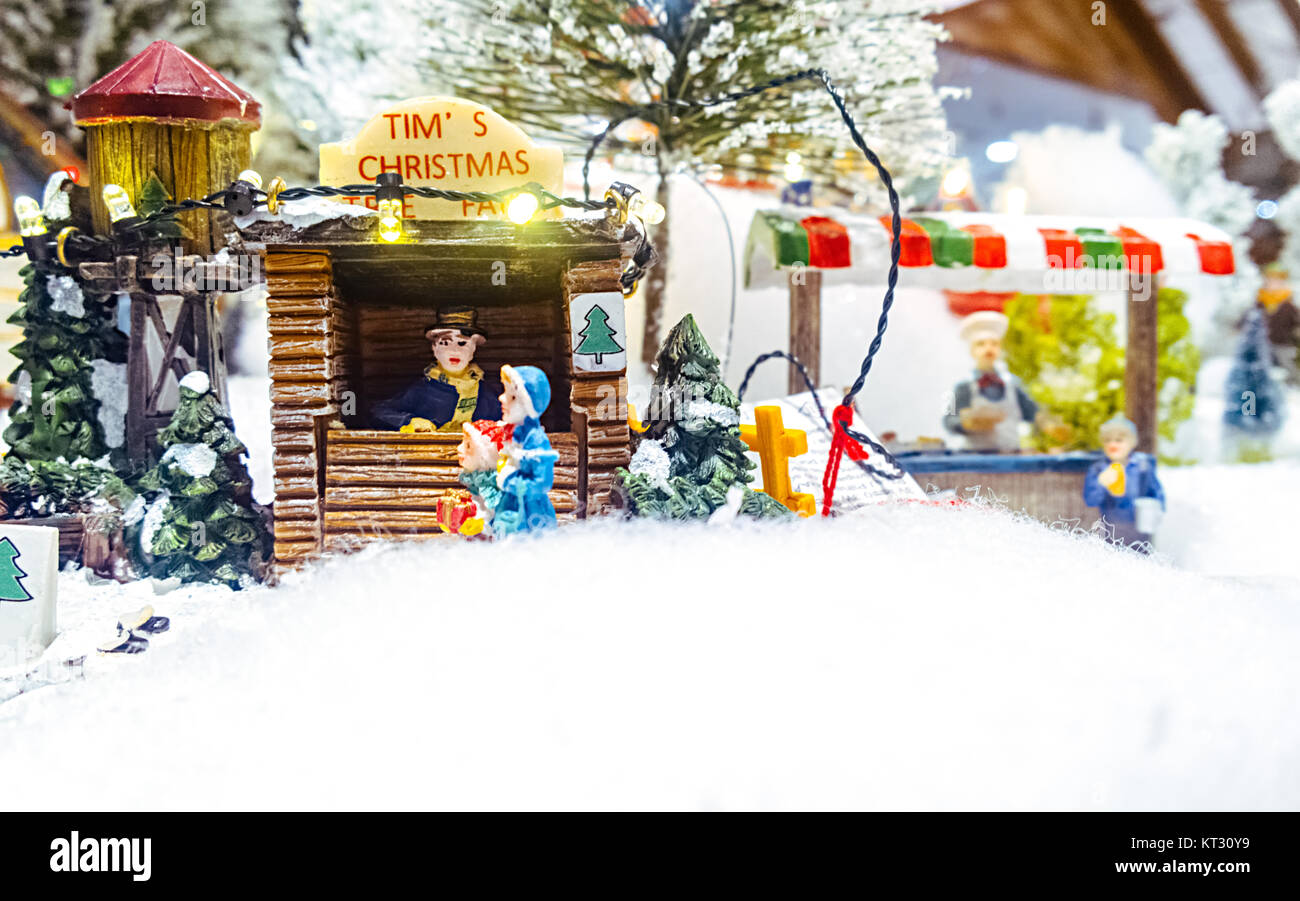 miniature christmas village scene christmas decorations toys stock image - Miniature Christmas Town Decorations miniature christmas village scene christmas decorations toys stock image - Miniature Christmas Town Decorations