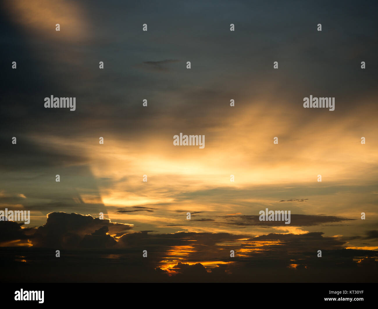 Sunset sky background Stock Photo - Alamy