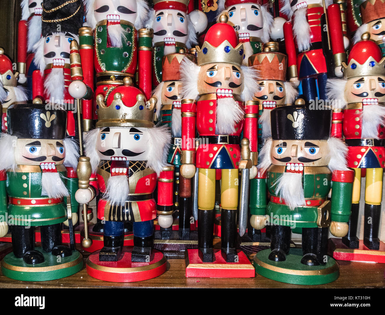 Christmas nutcracker toy soldier collection. Various traditional