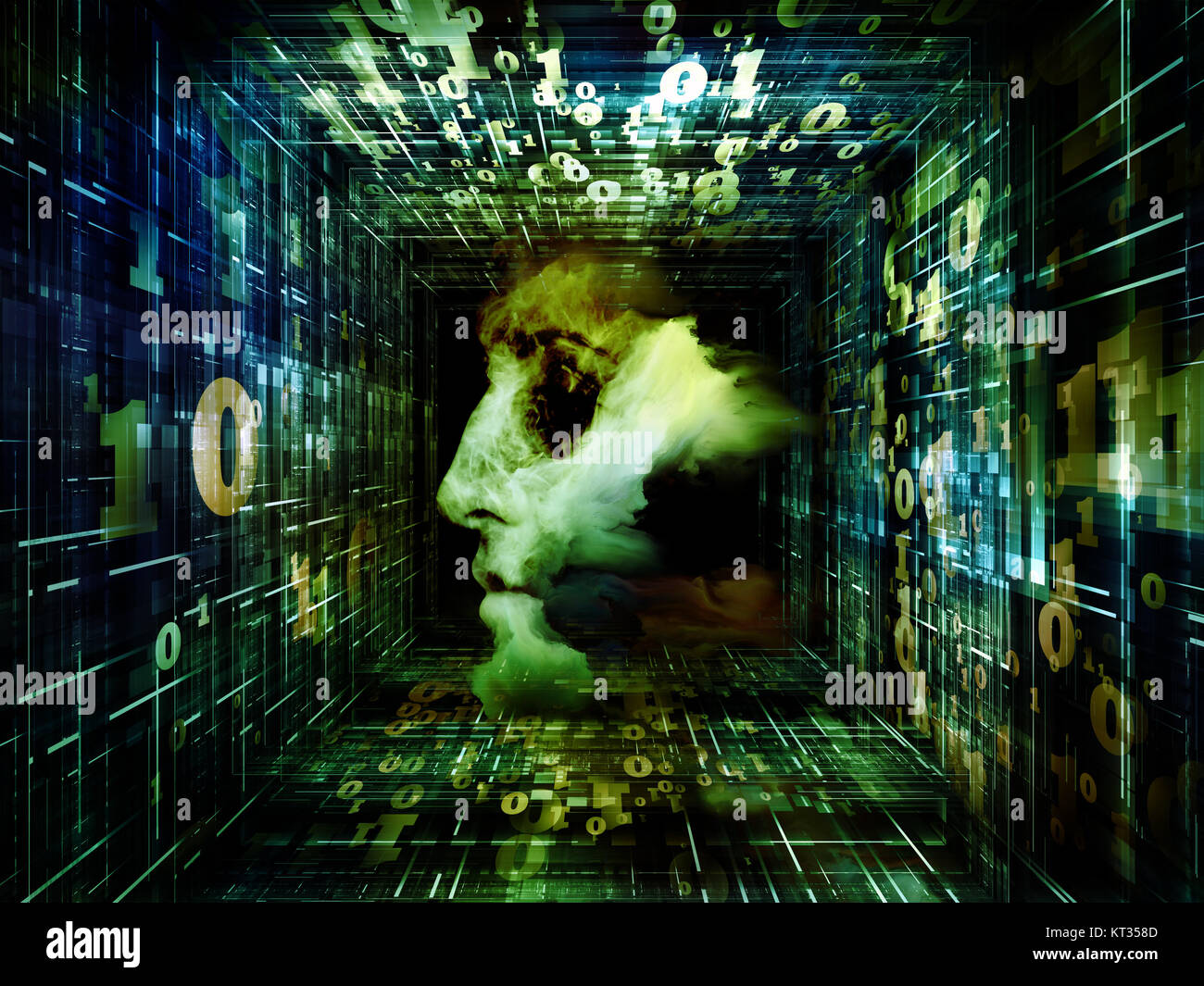 Tunnel of Digits Stock Photo - Alamy