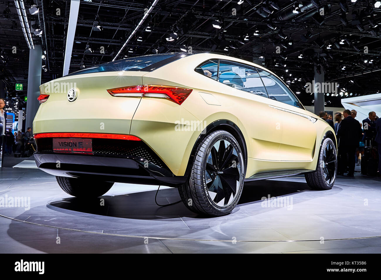 Frankfurt, Germany - September 12, 2017: 2017 Skoda Vision E Concept 