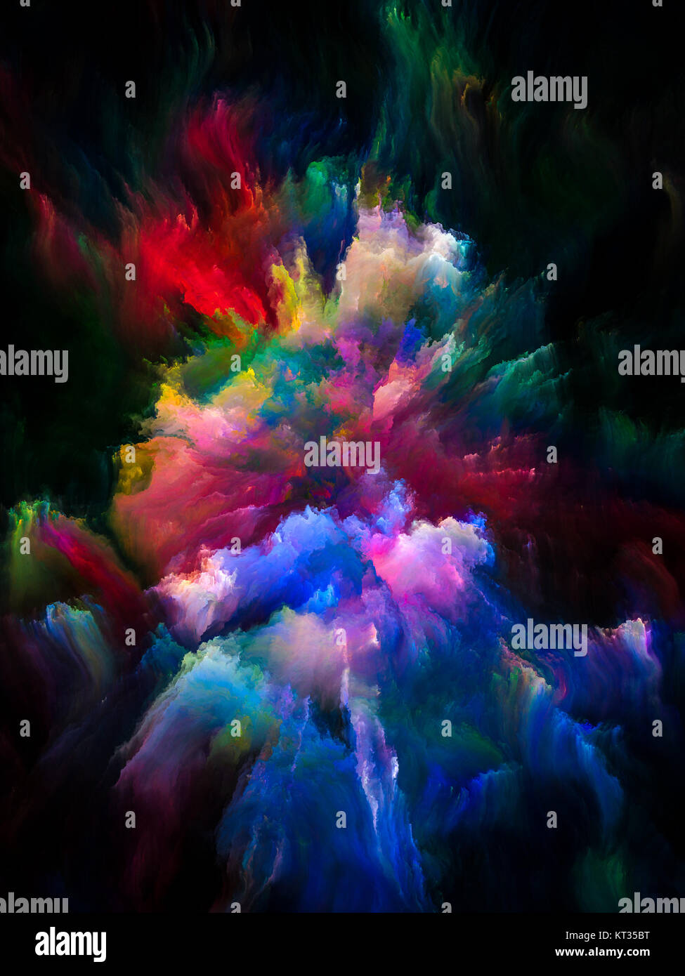 Evolving Virtual Canvas Stock Photo - Alamy