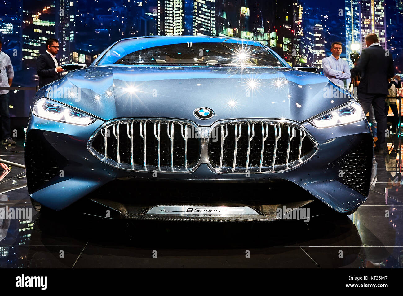 Frankfurt, Germany - September 12, 2017: 2017 BMW 8-Series Concept presented on the 67-th Frankfurt International Motor Show(IAA) in the Messe Frankfu Stock Photo