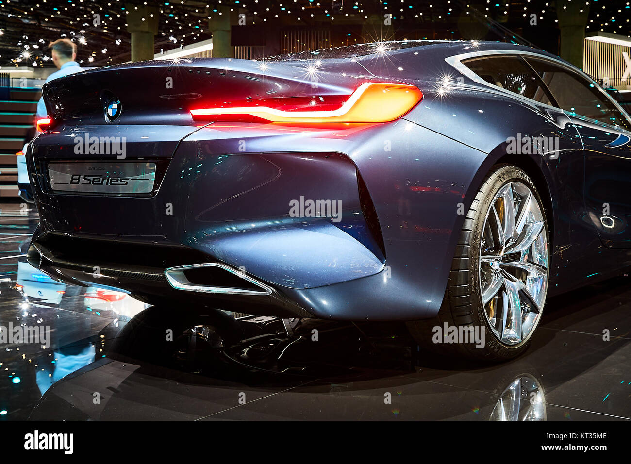 Frankfurt, Germany - September 12, 2017: 2017 BMW 8-Series Concept presented on the 67-th Frankfurt International Motor Show(IAA) in the Messe Frankfu Stock Photo