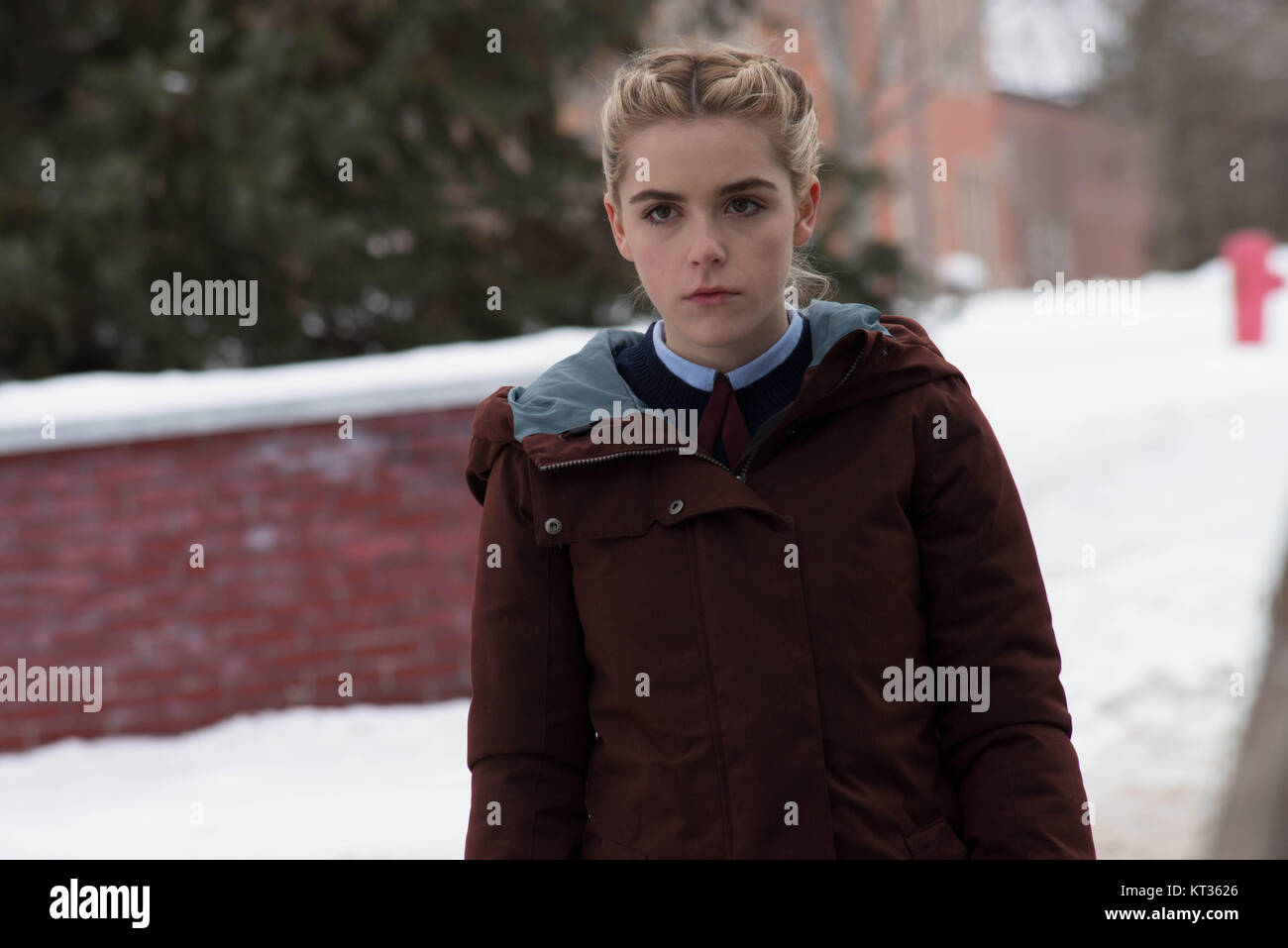 RELEASE DATE: February 16, 2017 TITLE: The Blackcoat's Daughter STUDIO: Unbroken Pictures DIRECTOR: Oz Perkins PLOT: Two girls must battle a mysterious evil force when they get left behind at their boarding school over winter break. STARRING: KIERNAN SHIPKA. (Credit Image: © Unbroken Pictures/Entertainment Pictures) Stock Photo