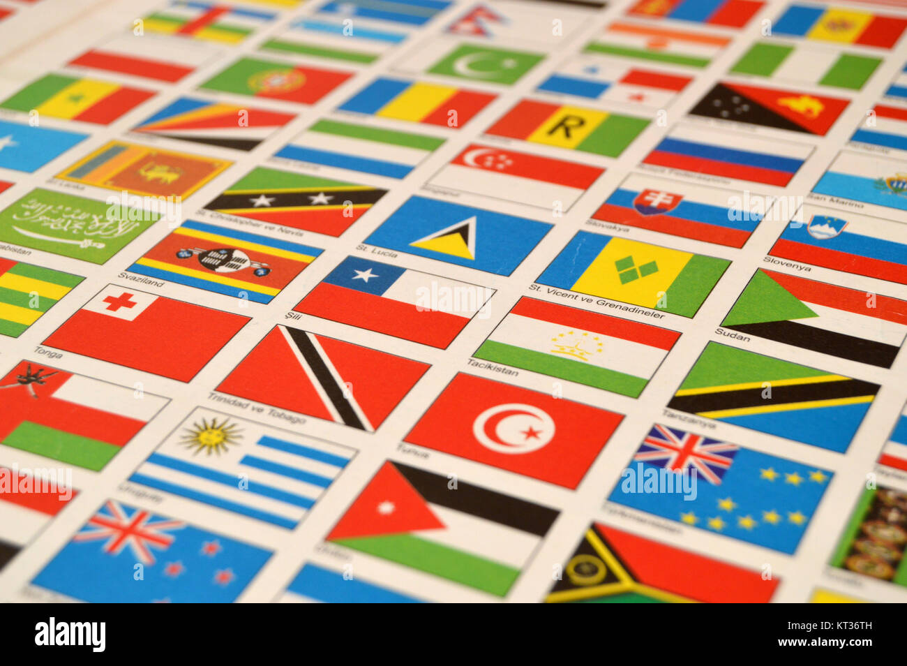 atlases and state flags, world,state flags, world Stock Photo - Alamy