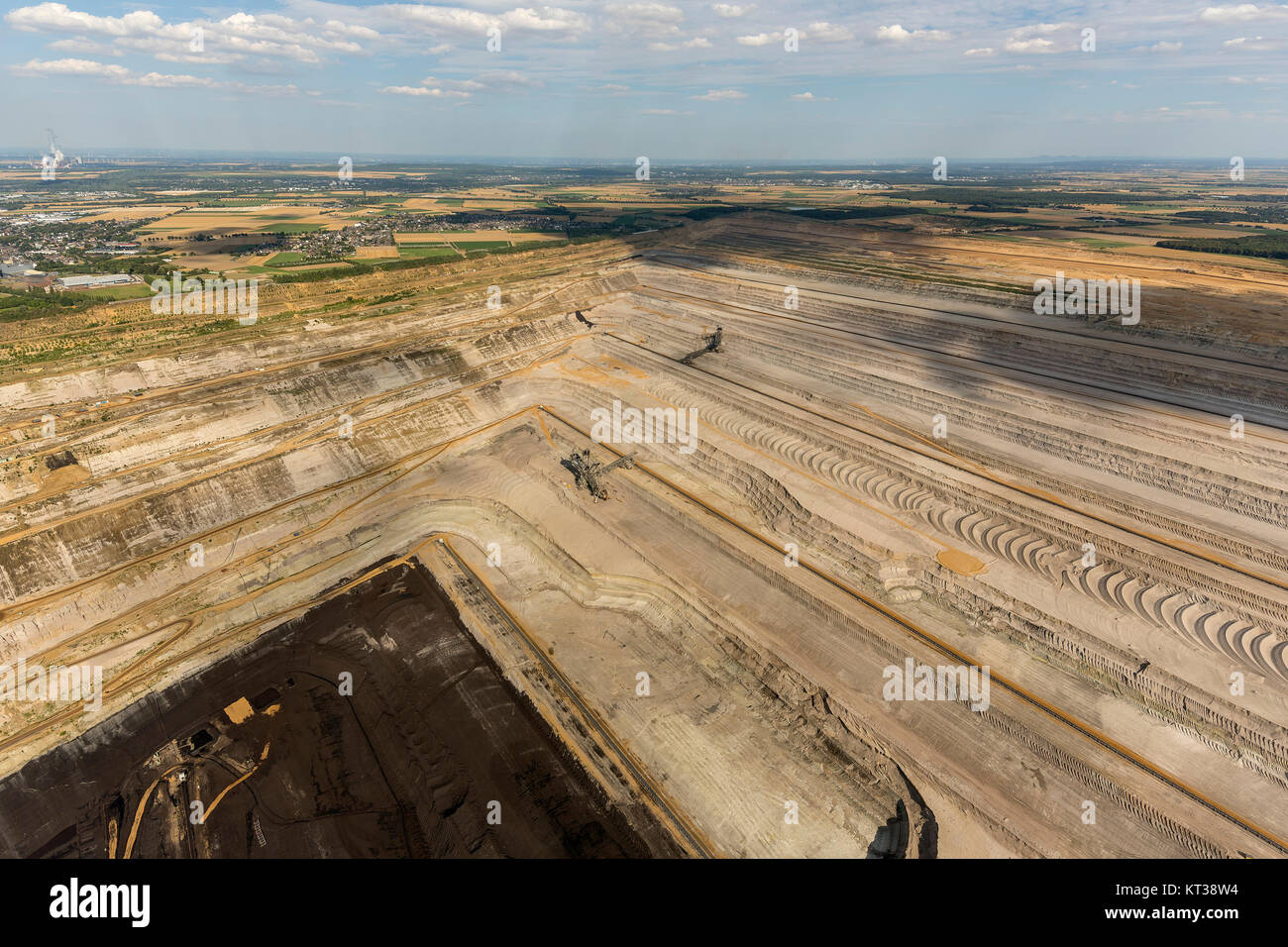 Opencast mine Hambach, RWE-Power AG, lignite mine, formerly Rheinbraun ...