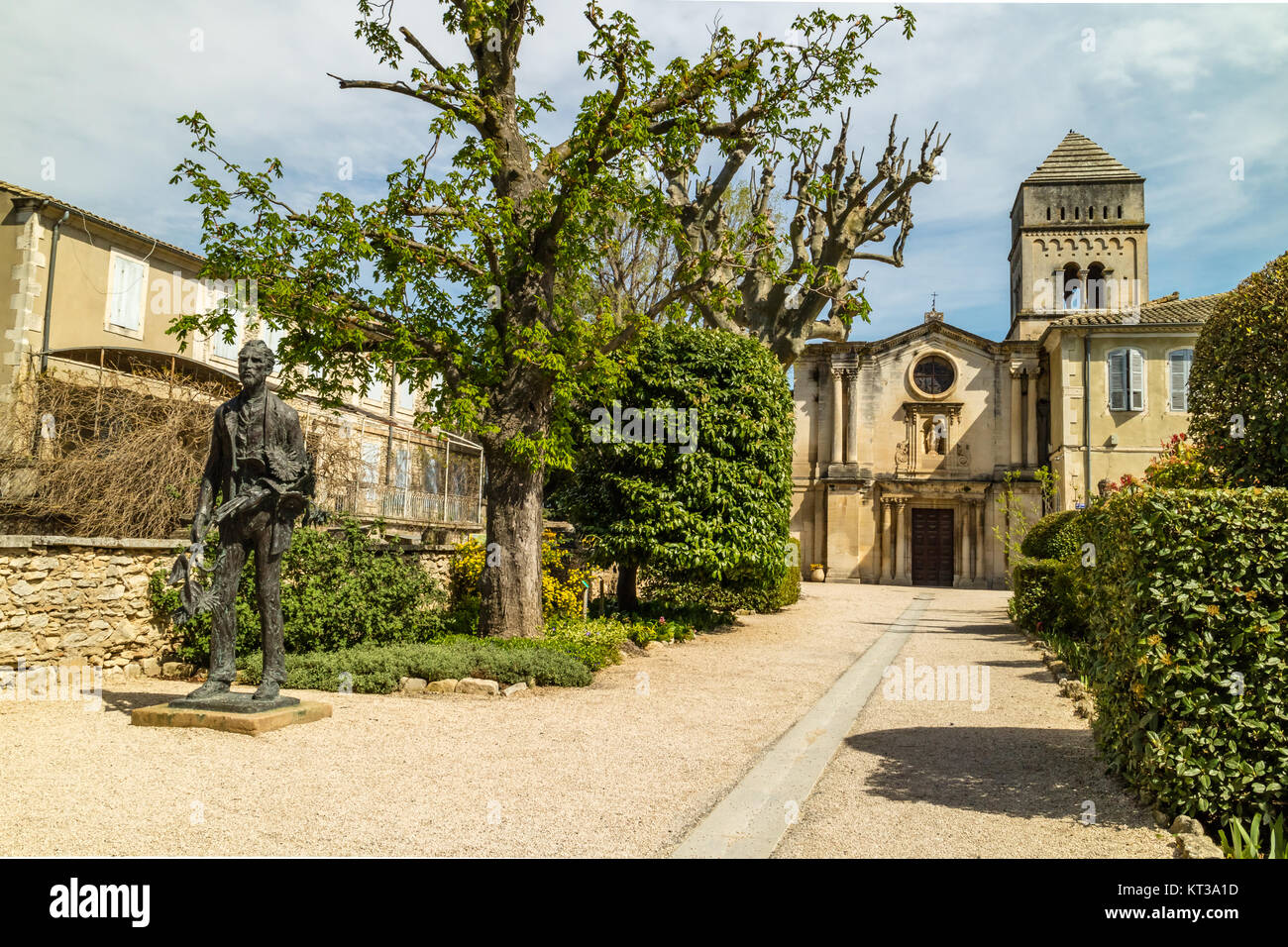 Saint-Paul Asylum, Saint-Rémy (Clinique Van Gogh), The hospital that Vincent van Gogh, self admitted himself into, at Saint Remy de Provence, France Stock Photo