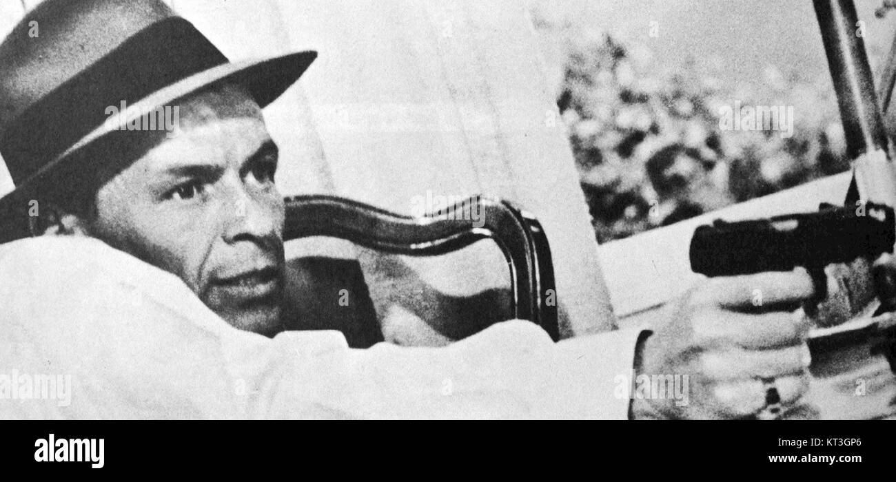 Frank Sinatra starred in the 1954 film *Suddenly*, a thriller in which