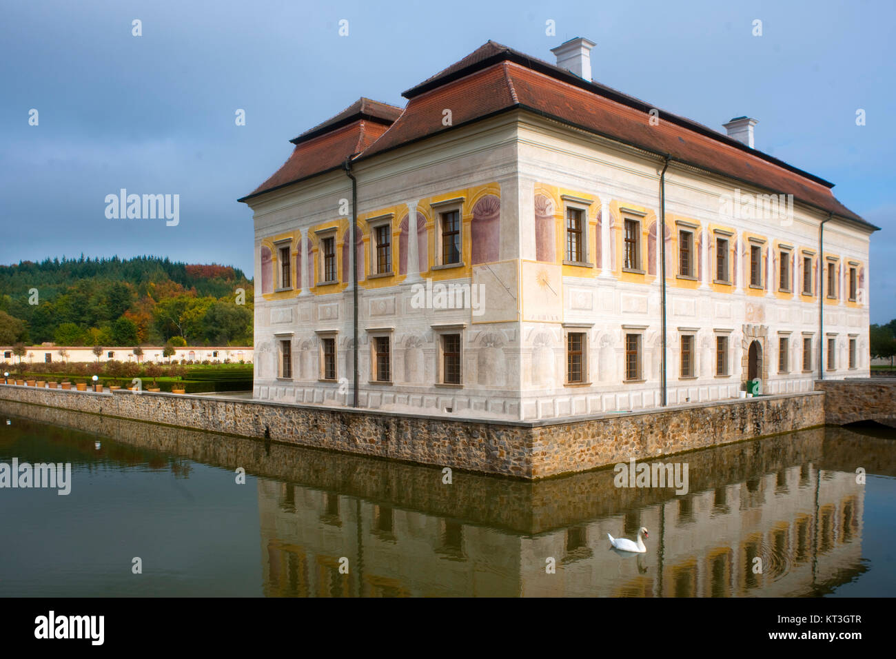 Tschechien, Südböhmen, Netolice, Schloss Kratochvíle (deutsch Schloss Kurzweil) Stock Photo