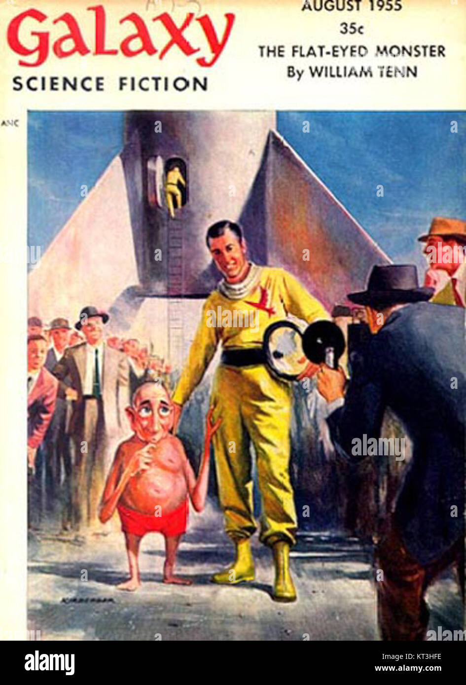 This 1955 image captures the Galaxy, an early model of the car series ...