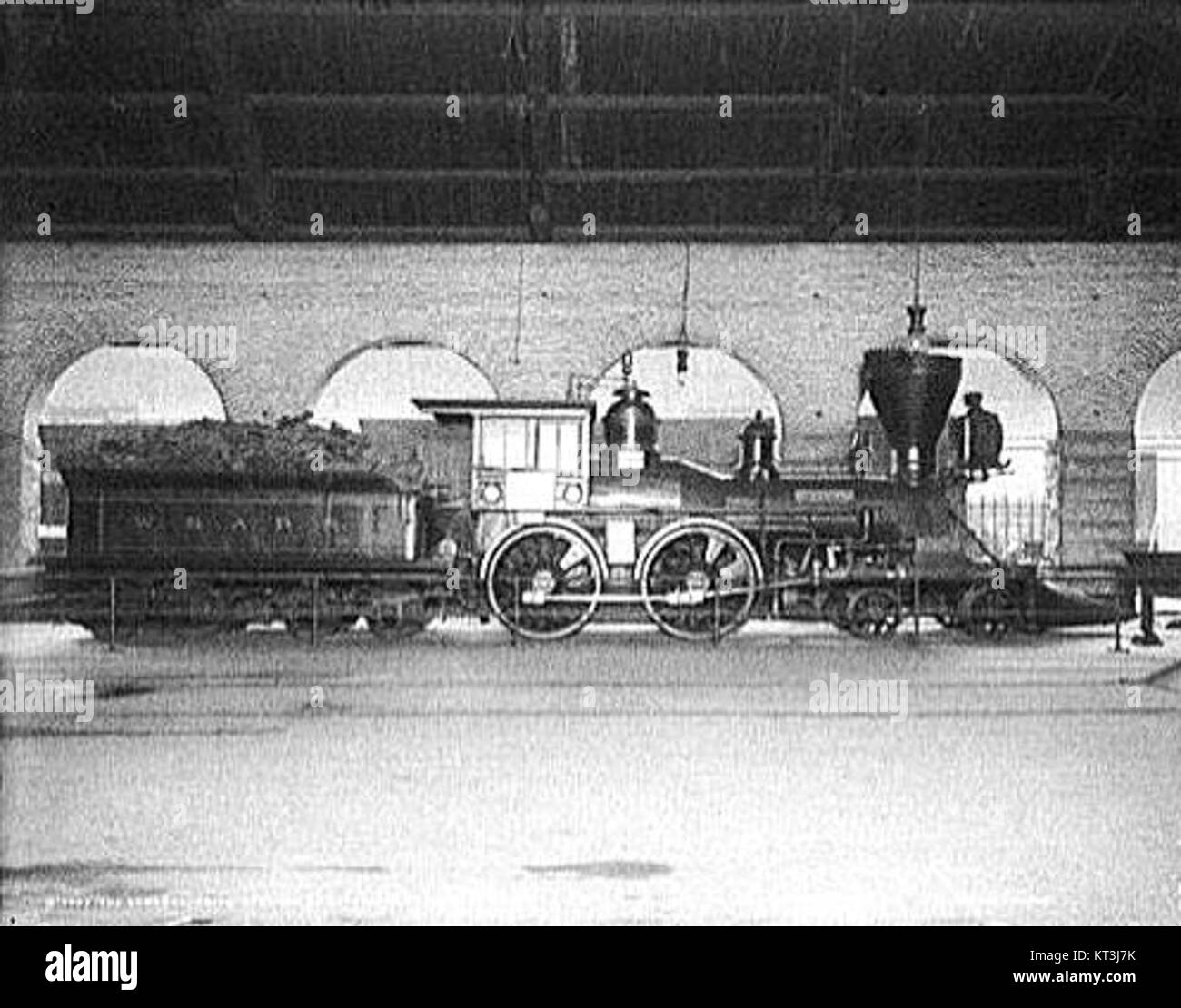 American steam train Black and White Stock Photos & Images