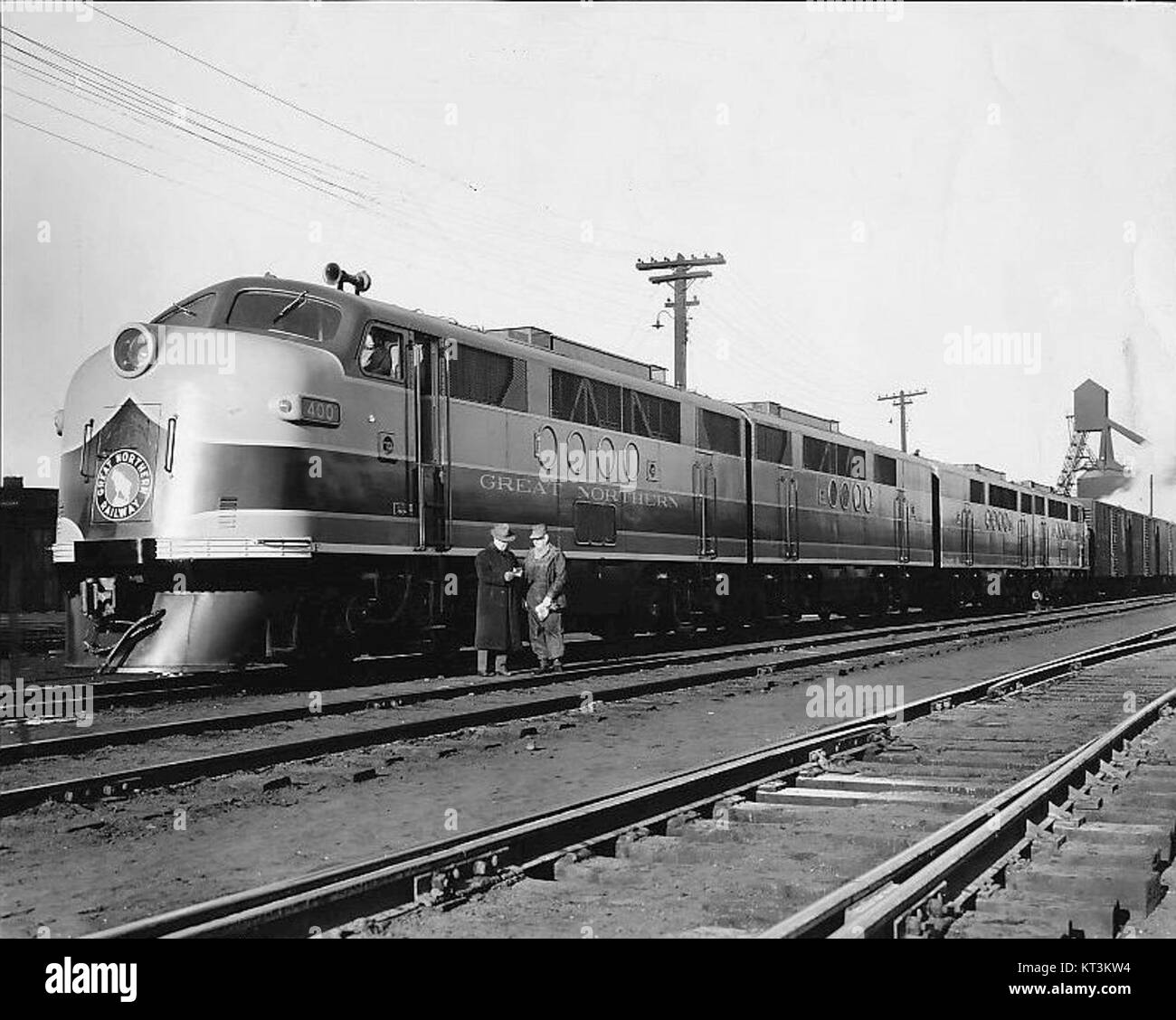 Great Northern EMD FT locomotive 1943 Stock Photo - Alamy