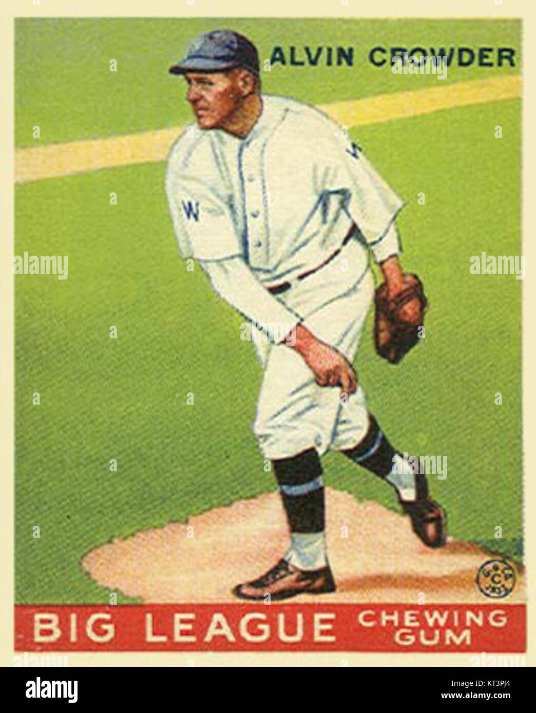 The Alvin Crowder Goudey card is a baseball trading card from the early ...