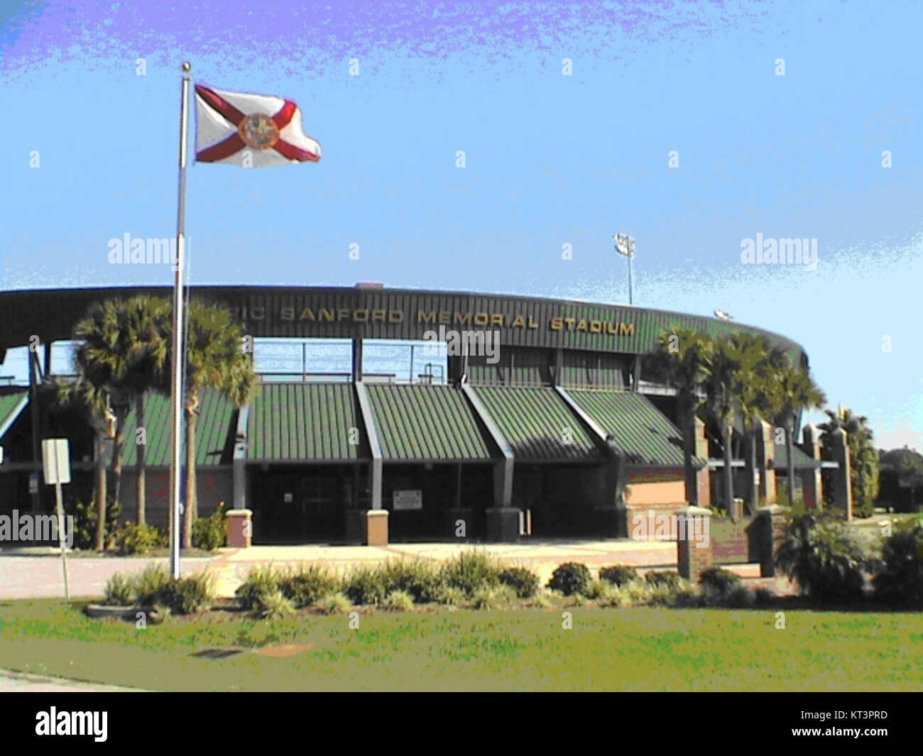 Historic Sanford Memorial Stadium Stock Photo