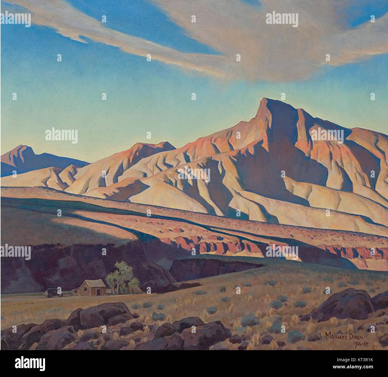 Home of the Desert Rat by Maynard Dixon, 1944-1945 Stock Photo - Alamy