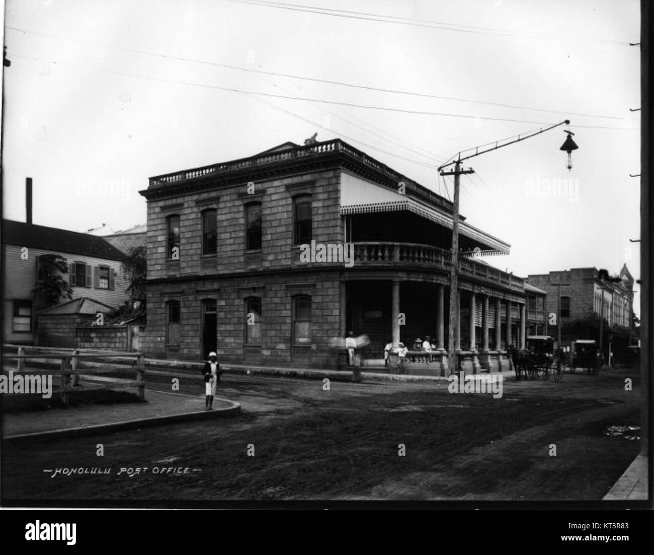 Honolulu Post Office photograph by Brother Bertram Stock Photo Alamy