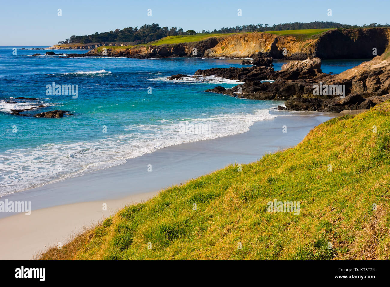 Carmel sea beach rocks waves hi-res stock photography and images - Alamy
