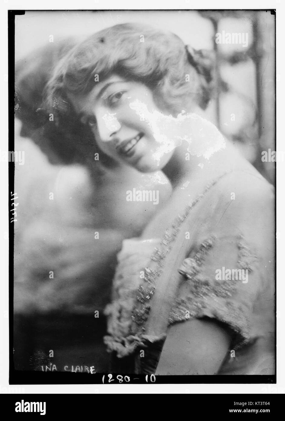 Ina Claire portrait Stock Photo Alamy