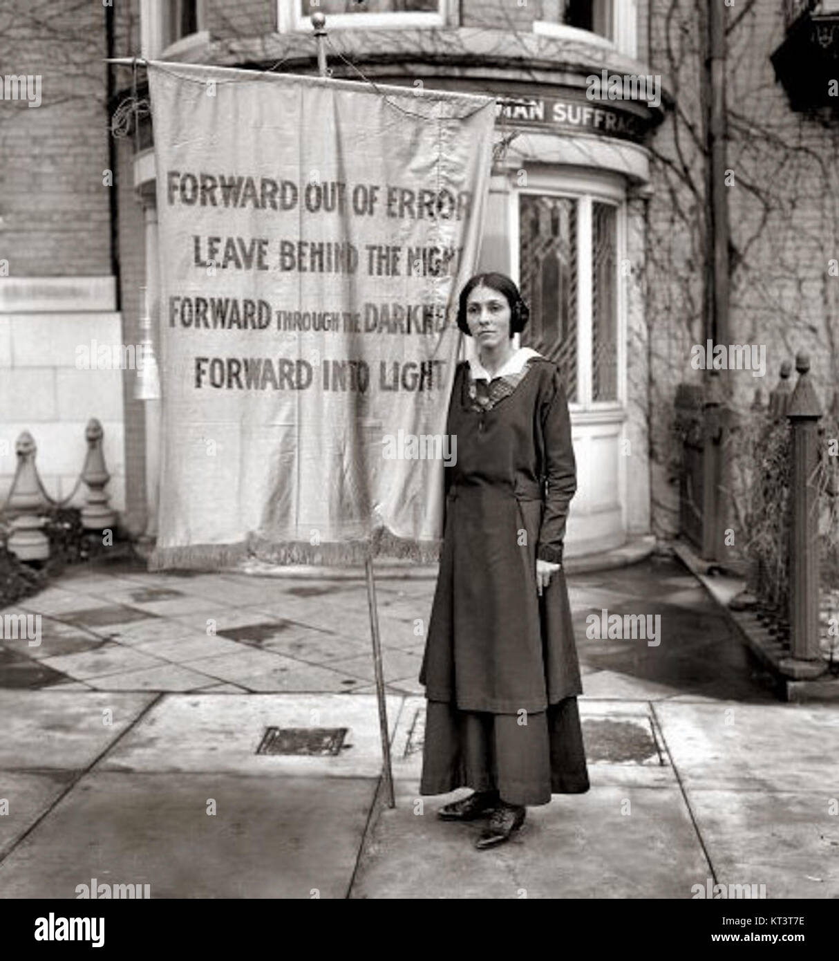 Inez Milholland memorial service - Congressional Union for Woman Suffrage Stock Photo