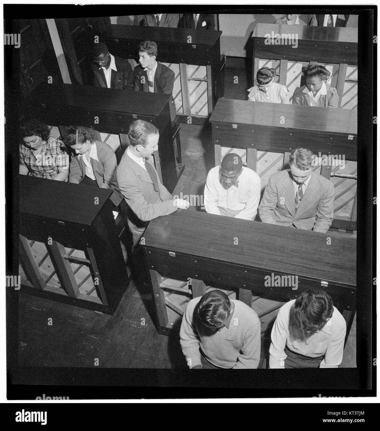 This photo depicts the Metropolitan Vocational High School in New York