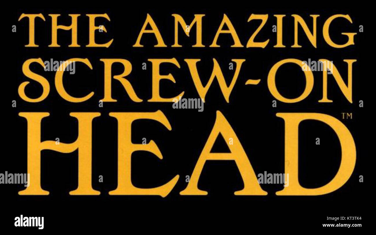 Amazing ScrewOn Head title Stock Photo Alamy
