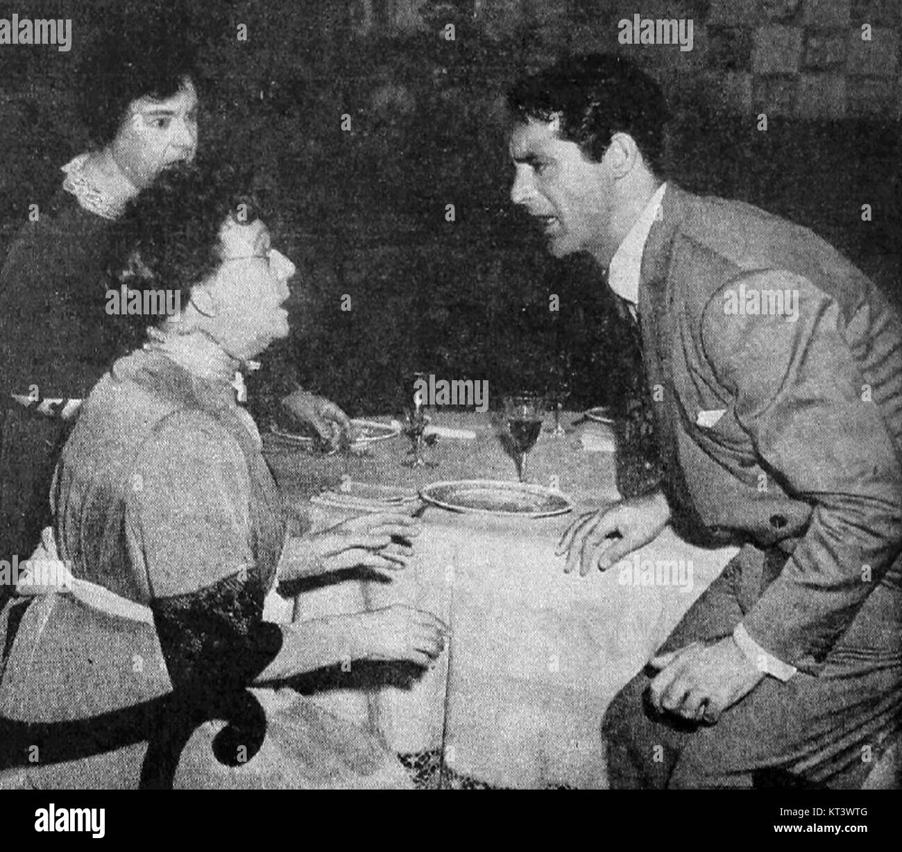 Jean Adair Josephine Hull Cary Grant Arsenic and Old Lace 1944 Stock Photo