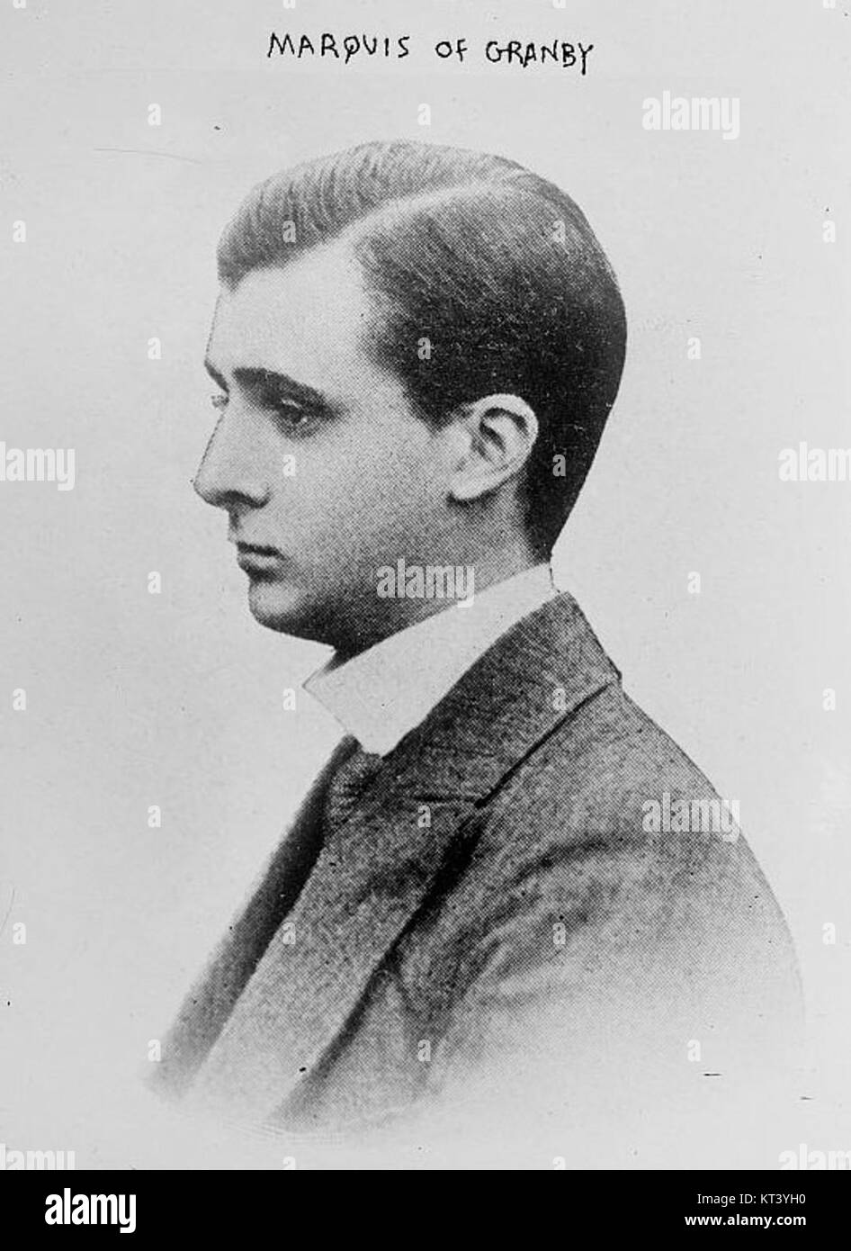 John Manners, 9th Duke of Rutland Stock Photo Alamy