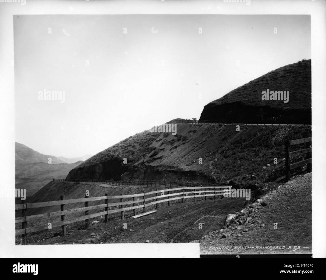 Junction Pali and Waimanalo Roads photograph by Brother Bertram Stock Photo Alamy