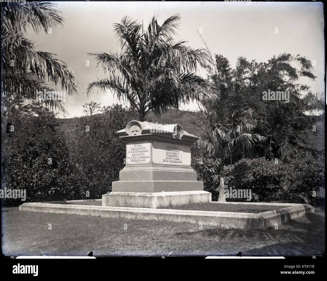 Kamehameha Tomb photograph by Brother Bertram Stock Photo Alamy