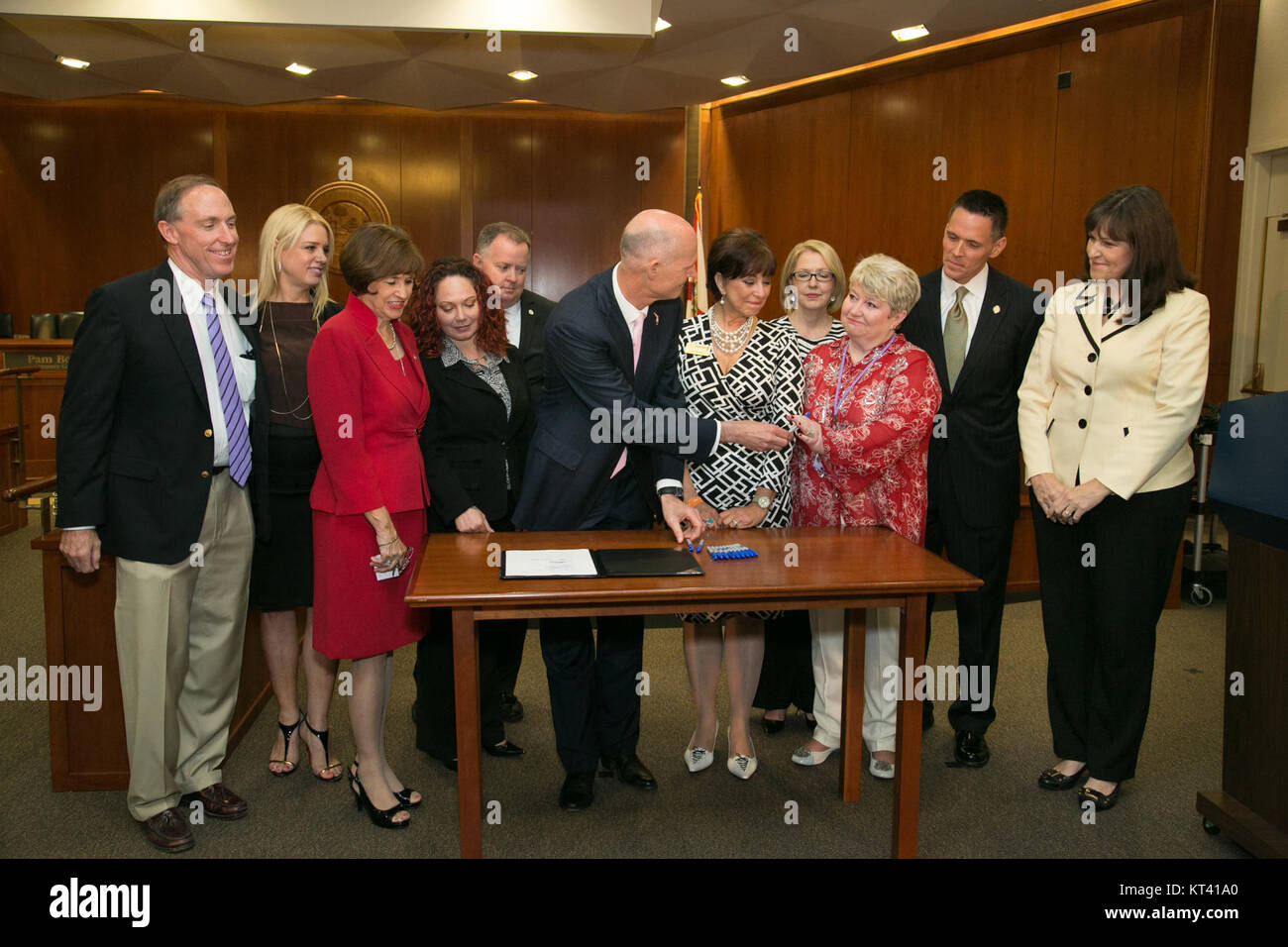 Kb 3200 FL HB 989 & 7141 Bill Signing Stock Photo