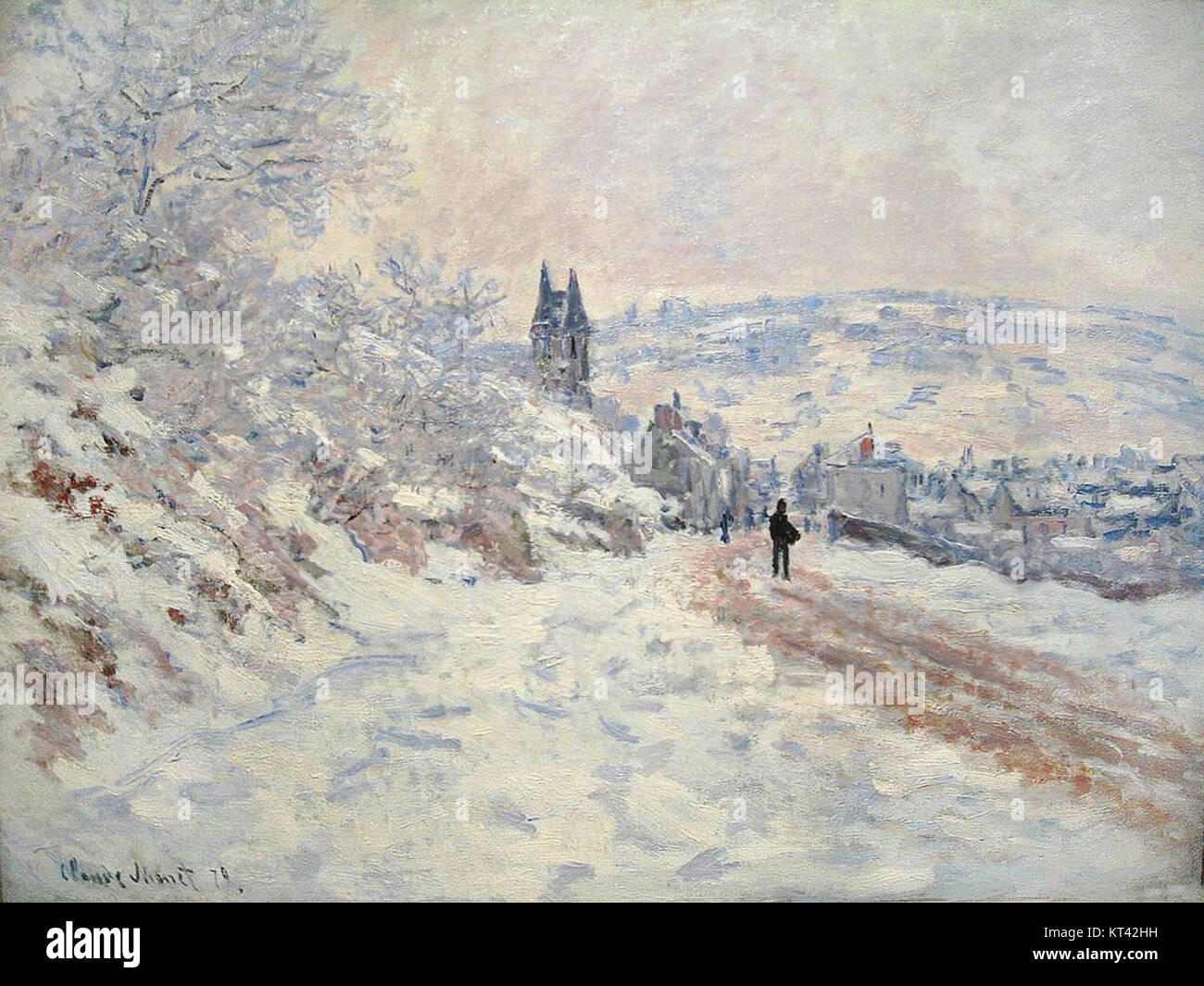 Claude monet effet de neige hi-res stock photography and images