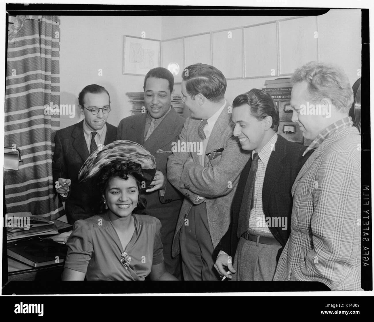 Opening Day of the 1961 Baseball Season, 1:10PM. President John F. Kennedy  and Special Assistant to the President Dave Powers greet former Washington  Senators player James Barton u0022Mickeyu0022 Vernon and Manager of