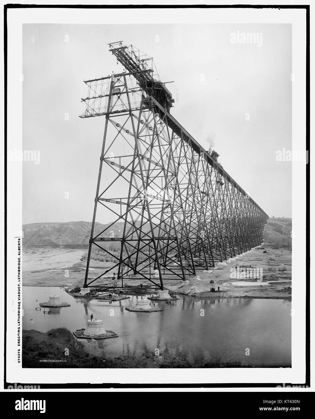 Lethbridge viaduct, Lethbridge, Alberta, Canada 4a24872a original Stock