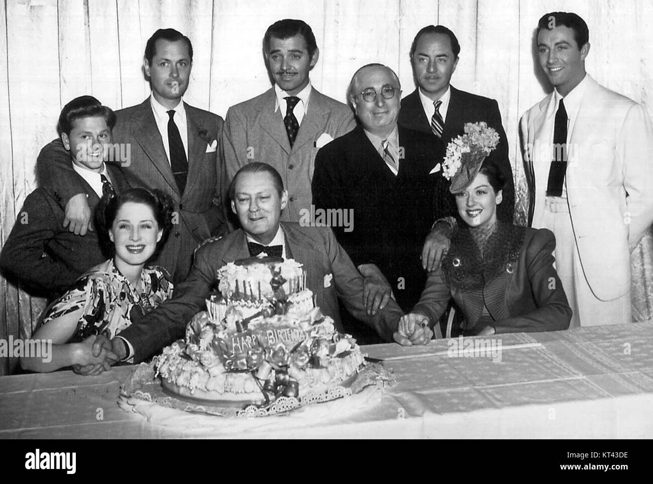 Lionel Barrymore 61st birthday 1939 Stock Photo - Alamy
