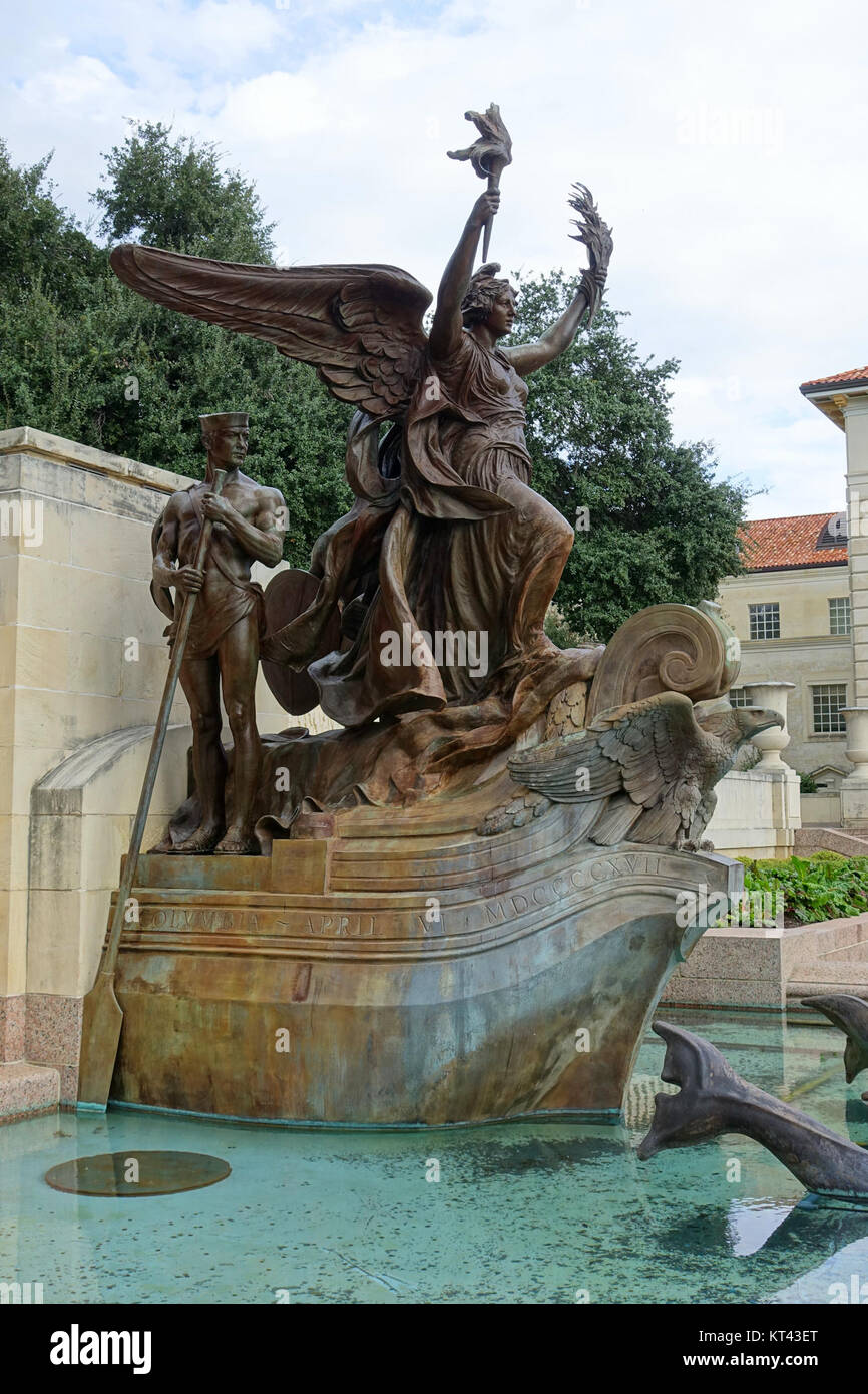 Littlefield Fountain - Austin, Texas - DSC08406 Stock Photo