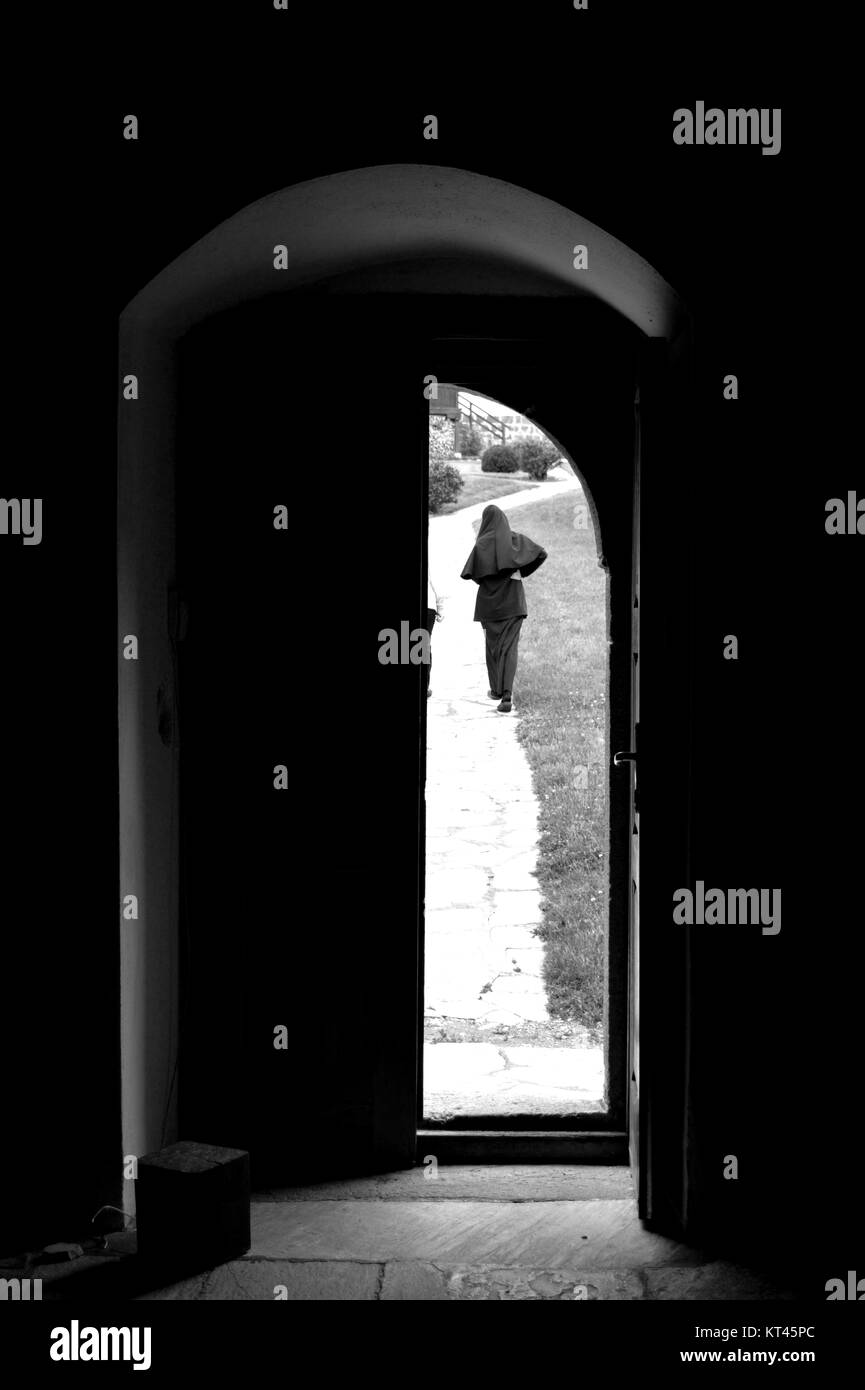 the door of the monastery and nuns Stock Photo Alamy