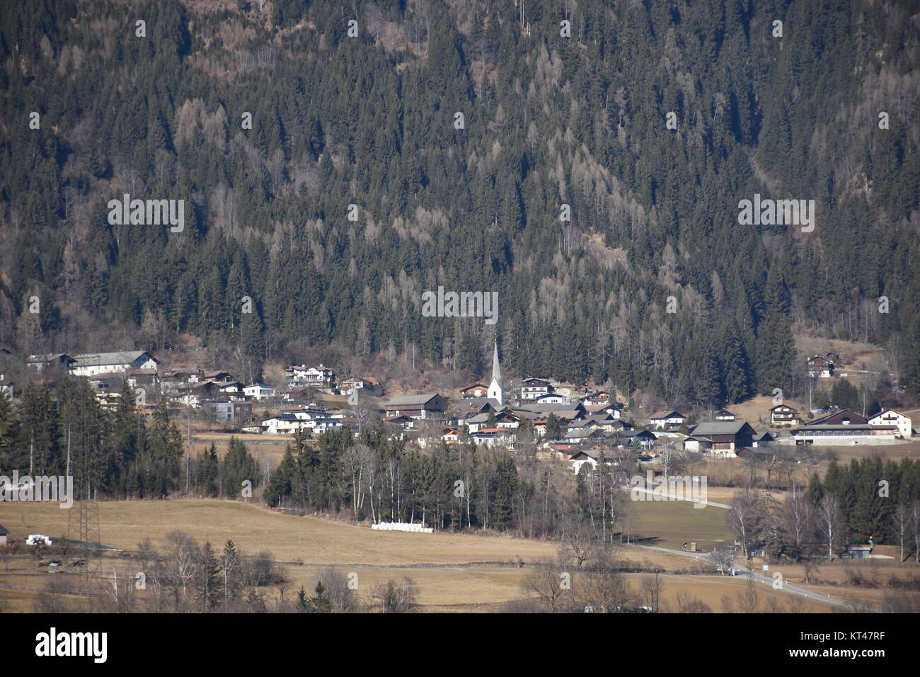 lienz,lienz valley,city,village,schleinitz,gaimberg,patriasdorf,zettersfeld Stock Photo